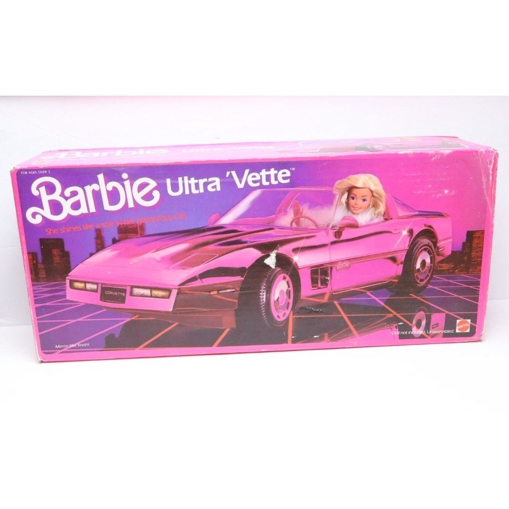1985 Barbie Ultra Vette Corvette Mattel #2784 Vintage NEW Sealed Box